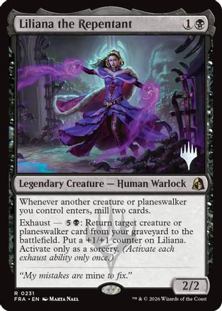 Liliana the Repentant (PPFRA-231) - rare - Foil