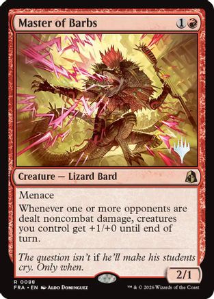 Master of Barbs (PPFRA-088) - rare - Foil