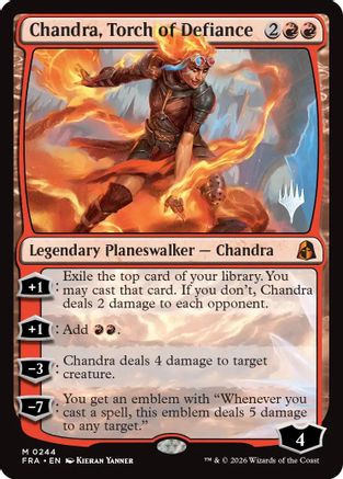 Chandra, Torch of Defiance (PPFRA-244) - mythic - Foil