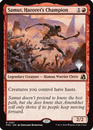 Samut, Hazoret's Champion (PPFRA-251) - rare