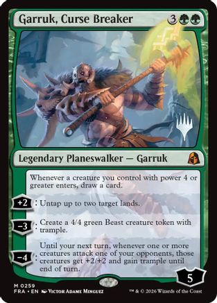 Garruk, Curse Breaker (PPFRA-259) - mythic - Foil