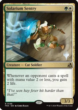 Solarium Sentry (PPFRA-148) - rare - Foil