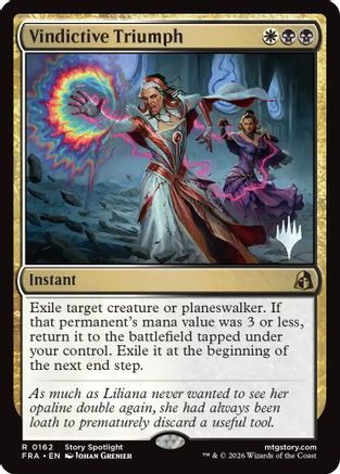 Vindictive Triumph (PPFRA-162) - rare - Foil