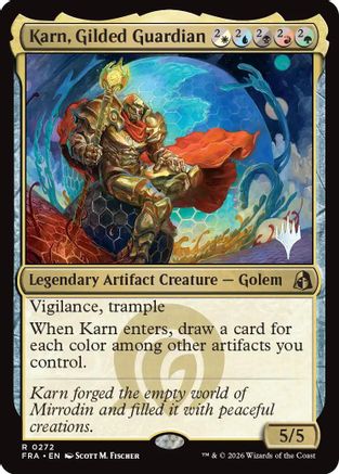 Karn, Gilded Guardian (PPFRA-272) - rare