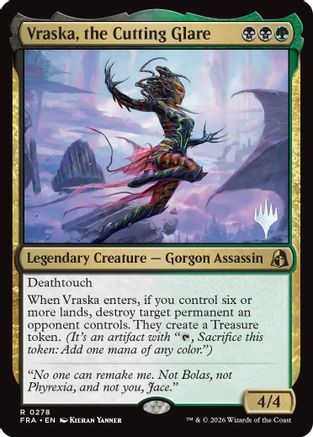 Vraska, the Cutting Glare (PPFRA-278) - rare - Foil
