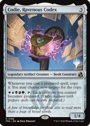 Codie, Ravenous Codex (PPFRA-168) - rare - Foil