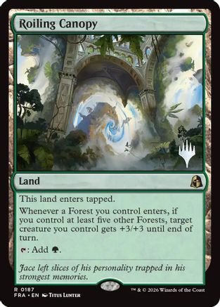 Roiling Canopy (PPFRA-187) - rare - Foil