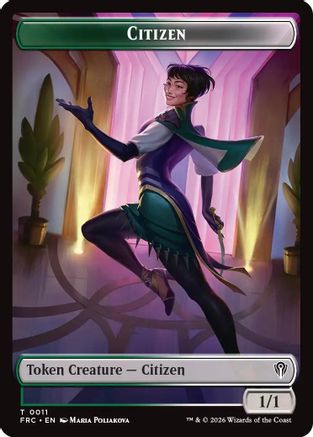 Citizen // The Monarch Double-Sided Token (FRC-11 // 17) - token