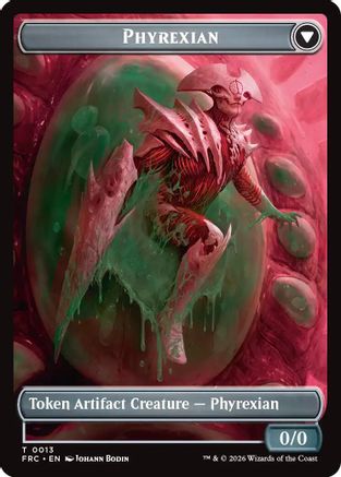 Phyrexian // Incubator Double-Sided Token (FRC-13 // 13) - token
