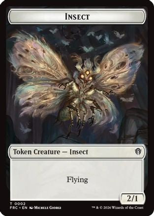 Insect // Rogue Double-Sided Token (FRC-2 // 7) - token