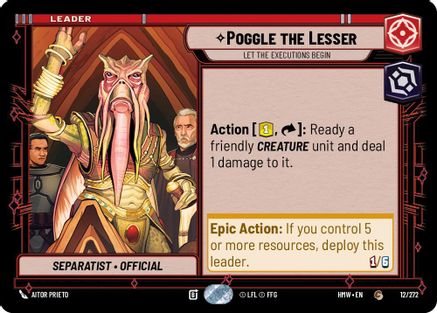 Poggle the Lesser - Let the Executions Begin (12/272) - H - Common