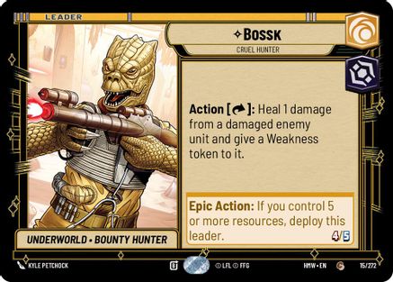 Bossk - Cruel Hunter (15/272) - H - Common