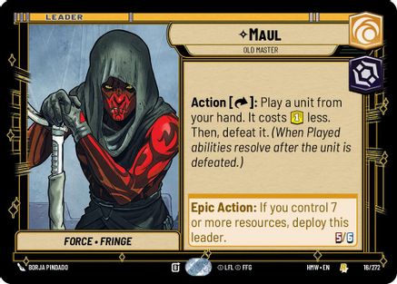 Maul - Old Master (16/272) - H - Rare