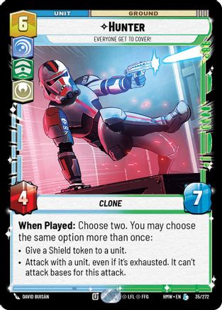 Hunter - Everyone Get to Cover! (35/272) - H - Legendary