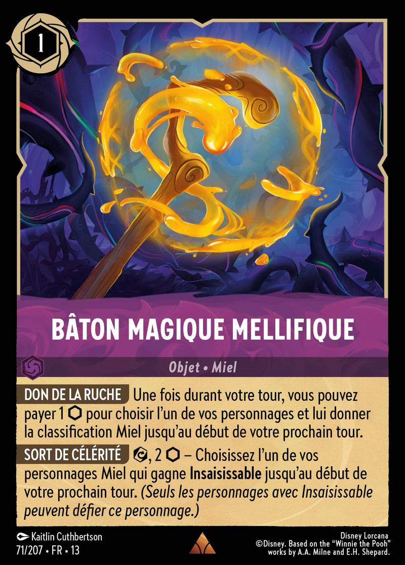 Bâton magique mellifique
