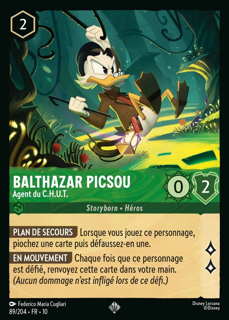 Balthazar Picsou - Agent du C.H.U.T. (89/204) - LDLP - Très Rare - Cold Foil