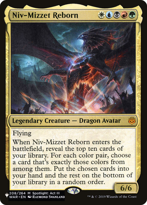Niv-Mizzet Reborn (LIST-WAR-208) - mythic