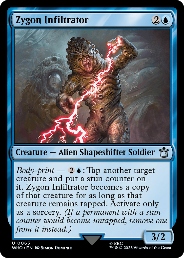 Zygon Infiltrator (WHO-063) - uncommon - Foil