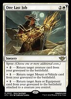One Last Job (OTJ-022) - rare: (spree) - Foil