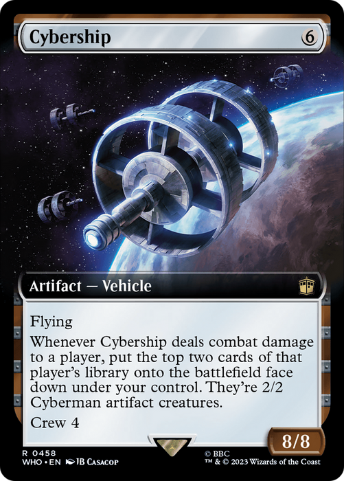 Cybership (WHO-458) - rare: (Extended Art) - Foil