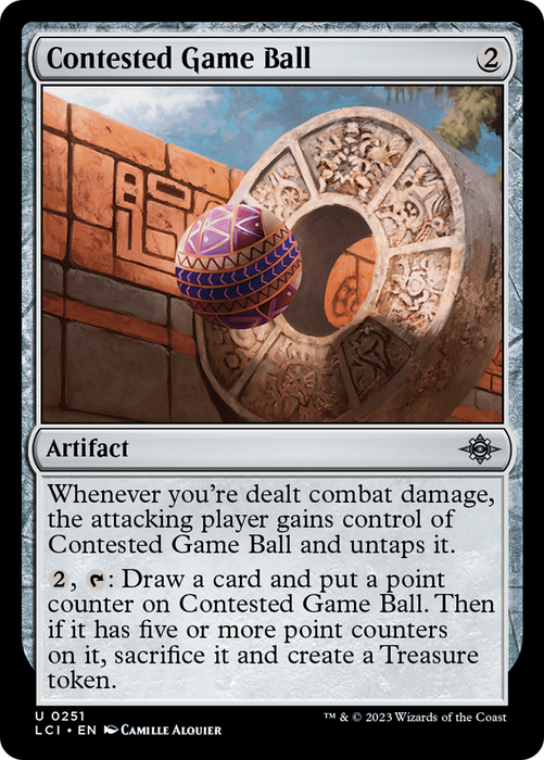 Contested Game Ball (LCI-251) - uncommon - Foil