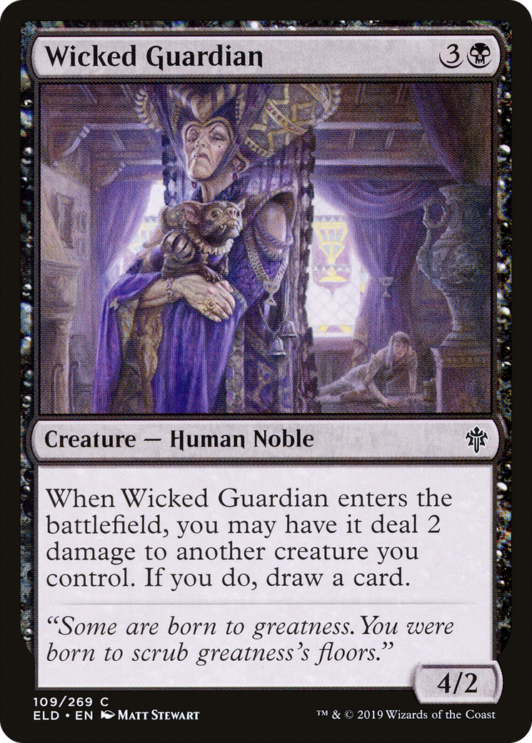 Wicked Guardian (ELD-109) - common