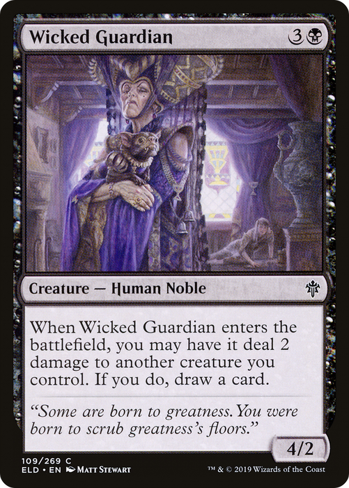 Wicked Guardian (ELD-109) - common - Foil