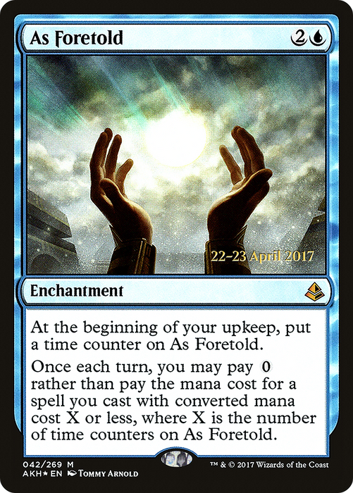 As Foretold (PRE-42S) - mythic - Foil