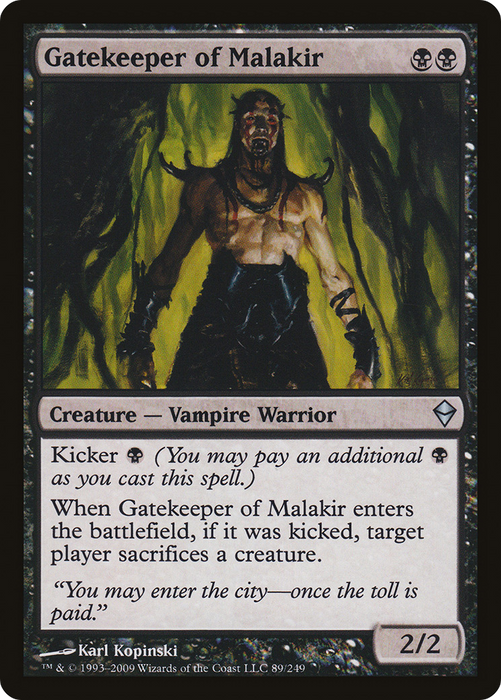Gatekeeper of Malakir (ZEN-089) - uncommon - Foil