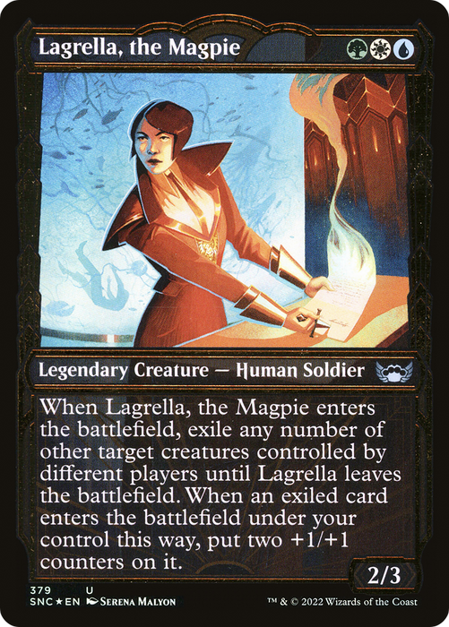 Lagrella, the Magpie (SNC-379) - uncommon: (Showcase) - Foil