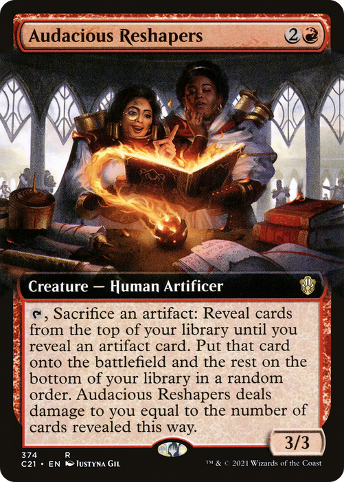 Audacious Reshapers (C21-374) - rare: (Extended Art)
