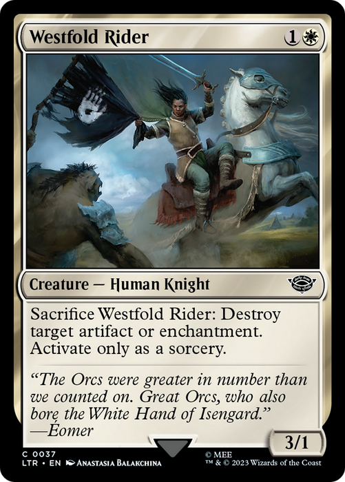 Westfold Rider (LTR-037) - common - Foil