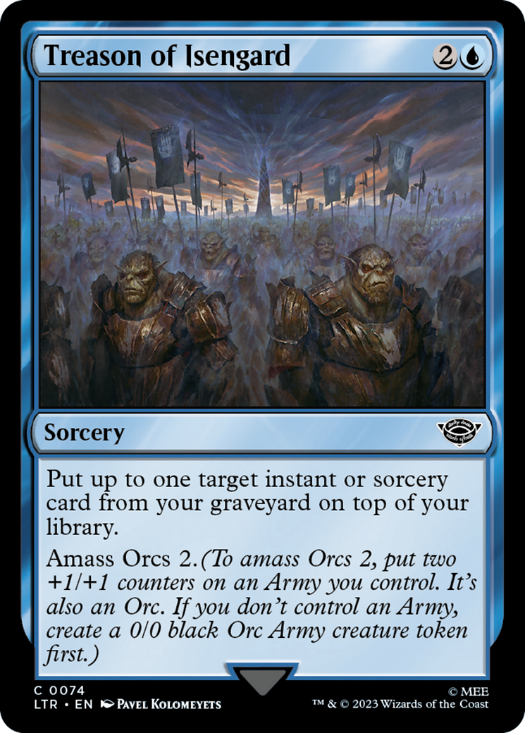 Treason of Isengard (LTR-074) - common - Foil