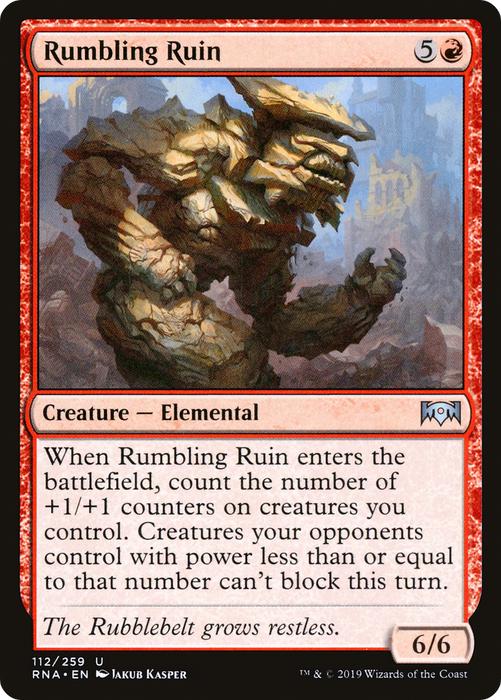 Rumbling Ruin (RNA-112) - uncommon - Foil