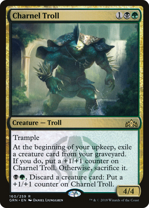 Charnel Troll (GRN-160) - rare