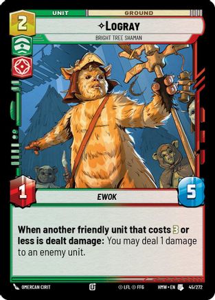Logray - Bright Tree Shaman (45/272) - H - Uncommon