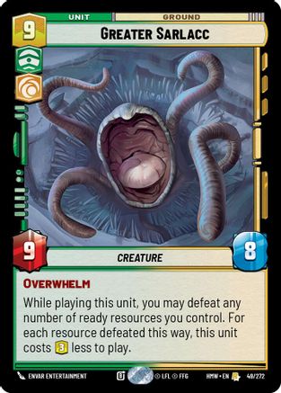 Greater Sarlacc (49/272) - H - Rare