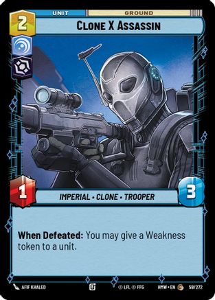 Clone X Assassin (59/272) - H - Common
