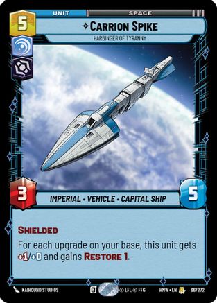 Carrion Spike - Harbinger of Tyranny (66/272) - H - Rare