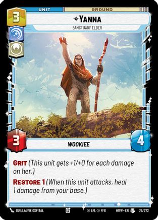 Yanna - Sanctuary Elder (76/272) - H - Uncommon