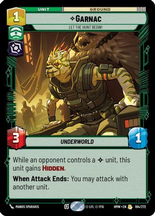 Garnac - Let the Hunt Begin! (104/272) - H - Rare