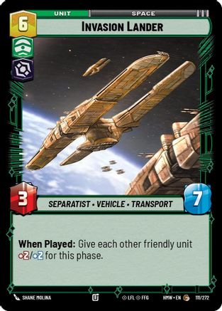 Invasion Lander (111/272) - H - Common