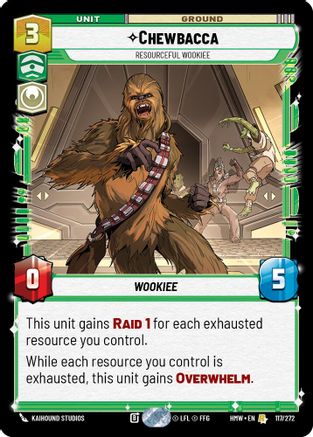 Chewbacca - Resourceful Wookiee (117/272) - H - Rare