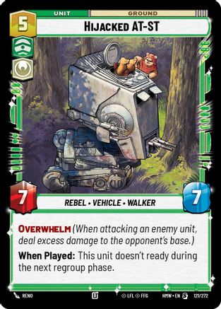 Hijacked AT-ST (121/272) - H - Special