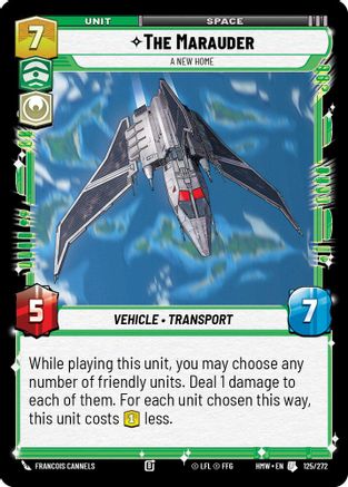 The Marauder - A New Home (125/272) - H - Uncommon