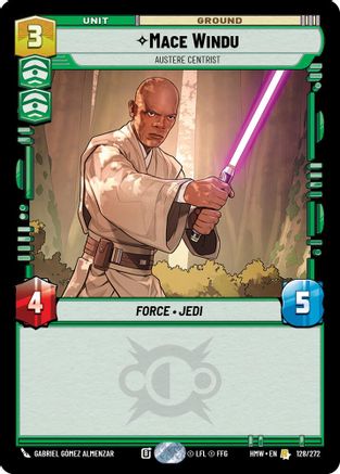 Mace Windu - Austere Centrist (128/272) - H - Rare