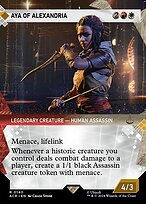 Aya of Alexandria (ACR-140) - rare: (Showcase) (Borderless) - Foil