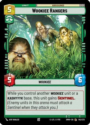 Wookiee Rangers (142/272) - H - Common