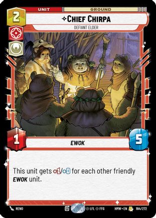 Chief Chirpa - Defiant Elder (164/272) - H - Rare