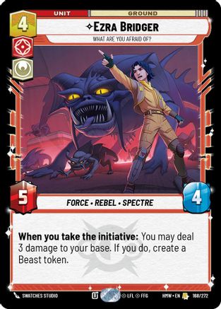 Ezra Bridger - What Are You Afraid Of? (168/272) - H - Rare